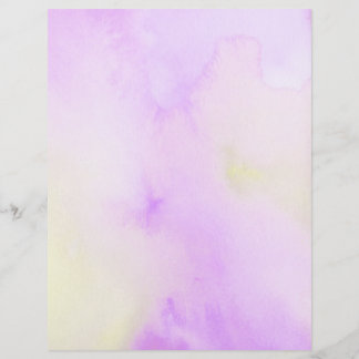 Page Aquarelle violette