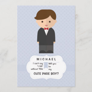 Page Boy Request Card