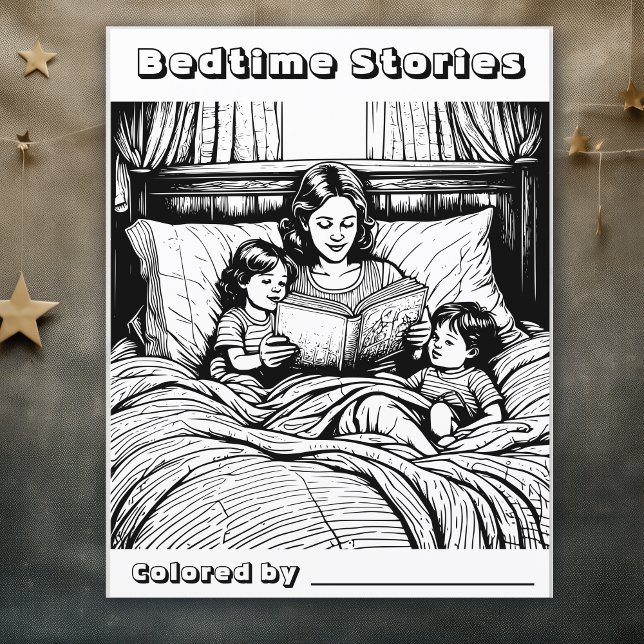 Page Color Me | Histoires du coucher (Créateur téléchargé)