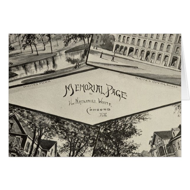 Page commémorative Nathaniel White (Devant horizontal)