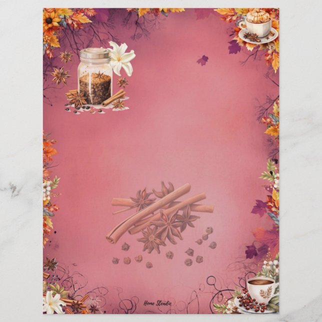 Page complète Recette de sucre et d'épices (Devant)