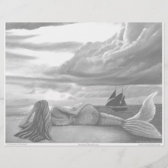 Page Couleur de sirène (Devant)