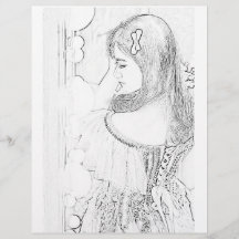 Page de coloriage de la mariée mignonne 