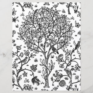 Page de coloriage pour adultes, William Morris Arb