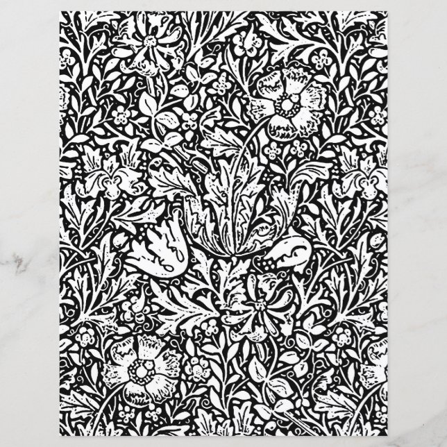 Page de coloriage pour adultes, William Morris Com (Devant)