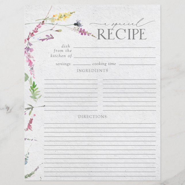 Page de recette Fête des mariées fleur sauvage aqu (Devant)