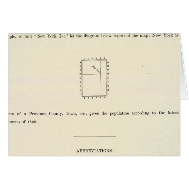 Page de titre de l'Atlas indexé Verso (Devant horizontal)