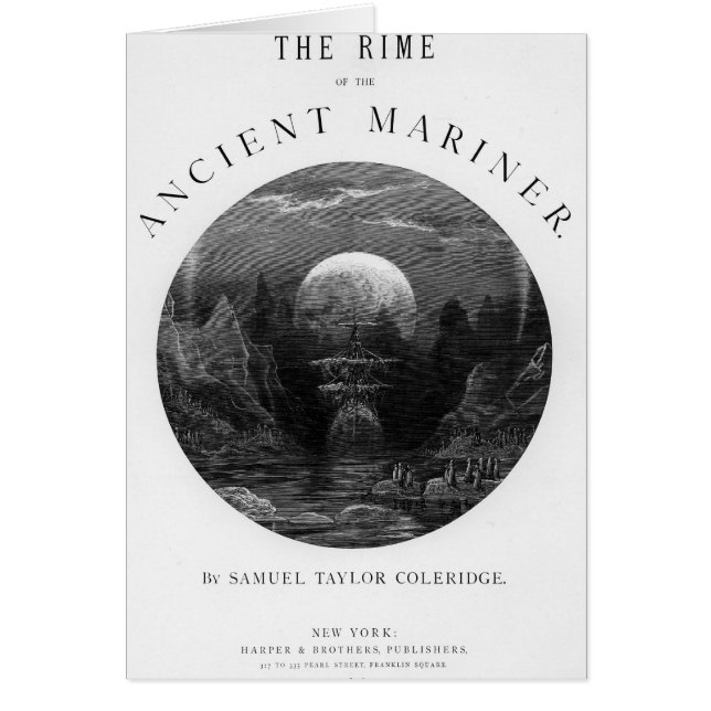 Page de titre de 'The Rime of the Ancient Mariner' (Devant)