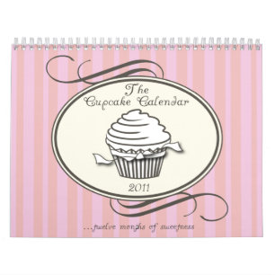 Page du calendrier 2011 de petit gâteau double