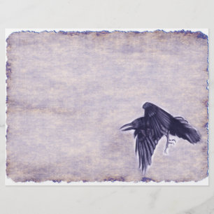 Page du Scrapbook du journal Omen Raven Junk