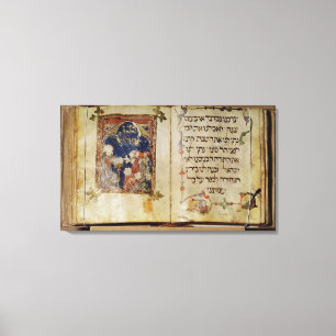 Page from a Haggadah Canvas Print