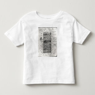Page from one of Balzac's works Toddler T-shirt