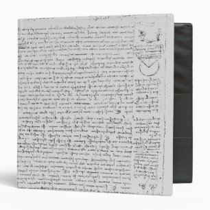 Page from the Codex Leicester, 1508-12 Binder