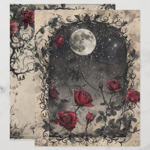 Page Journal de junk gothique vintage
