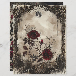 Page Journal de junk gothique vintage