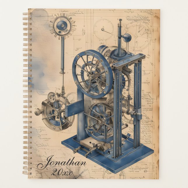 Page Journal de junk Machinery Steampunk (Devant)