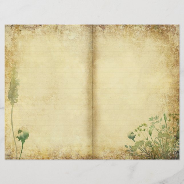 Page Journal de la nature de prairie sauvage (Devant)
