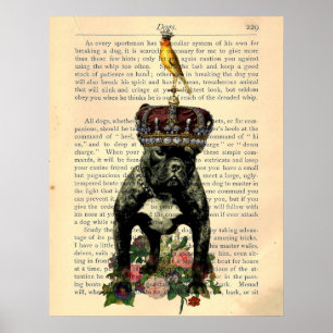 Page Livre vintage Bulldog King Poster