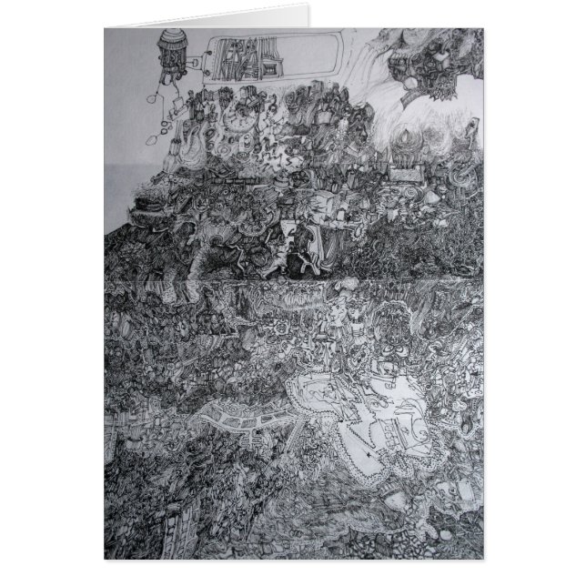 Page of Accordion Artist's Book Detail Card (Front)