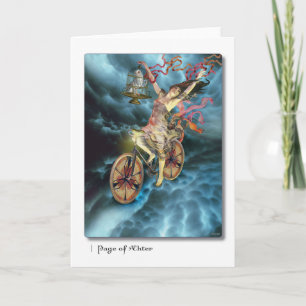 Page of Aether Tarot Greeting Card