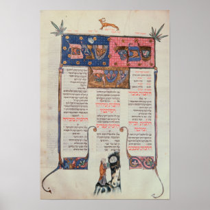 Page of text and illustration poster