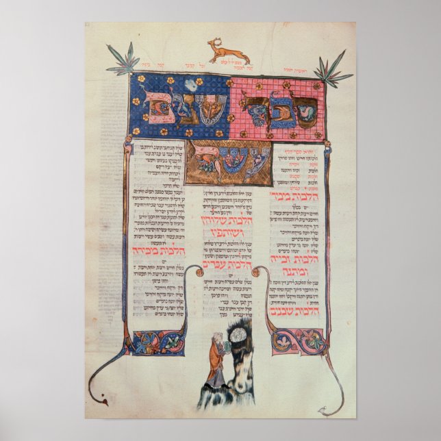 Page of text and illustration poster (Front)