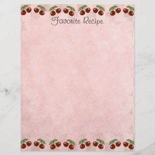 Page Recette cerise