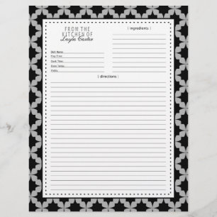 Page Recette de l'étoile noire