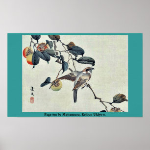 Page ten by Matsumura, Keibun Ukiyo-e. Poster