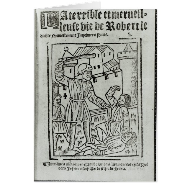 Page titre de la 'La terrible et du Merveille� (Devant)