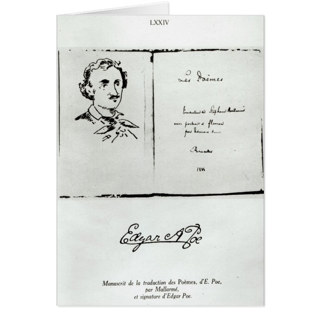Page titre de "Les Poemes" par Edgar Allan Poe (Devant)