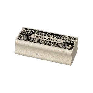 Page-Turning Personalization: Custom Anime Library Rubber Stamp