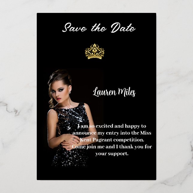 Pageant Announcement (Front)