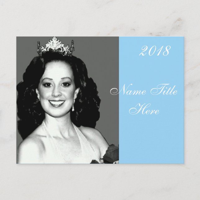 Pageant Autograph Postcard (Front)