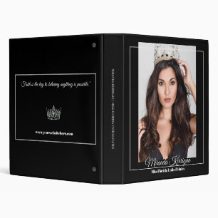 Pageant Binder Custom Photo Notebook