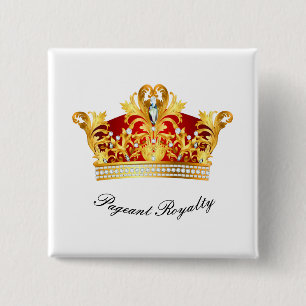 Pageant Button Pin