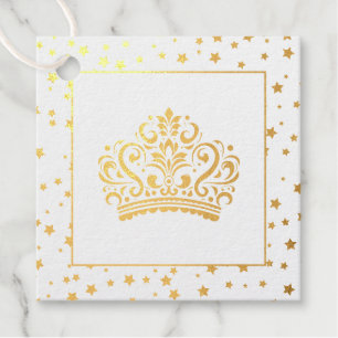 Pageant Crown Favour Tags