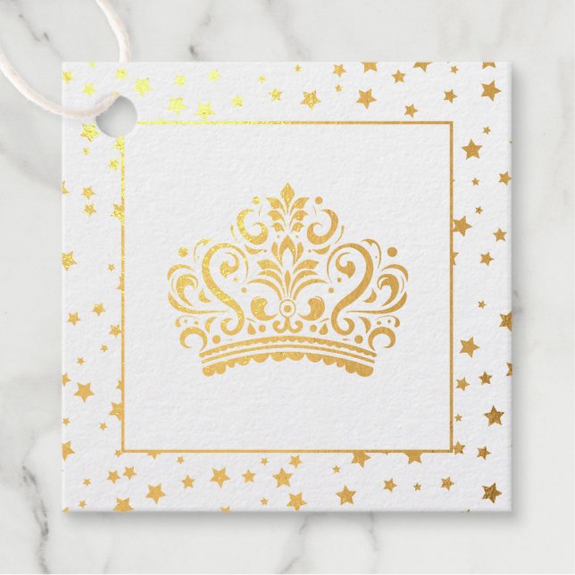Pageant Crown Favour Tags (Front)