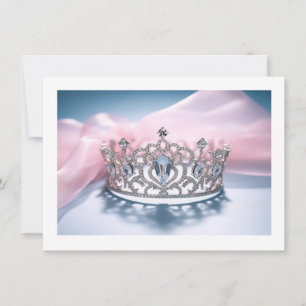 Pageant Crown Flat Note Card
