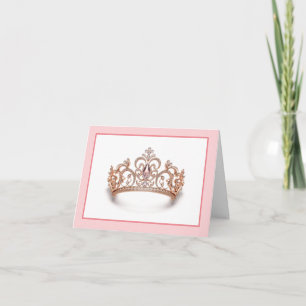 Pageant Crown Folded Note Card