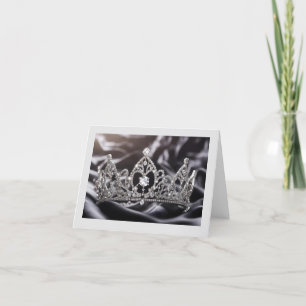 Pageant Crown Folded Note Card