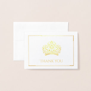 Pageant Crown Mini Foil Card