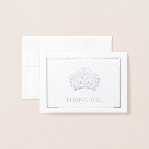 Pageant Crown Mini Foil Card