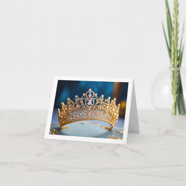 Pageant Crown Note Card (Front)
