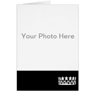 Pageant Crown Photo Card