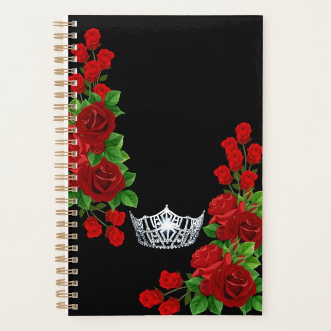 Pageant Crown & Roses Planner (Front)
