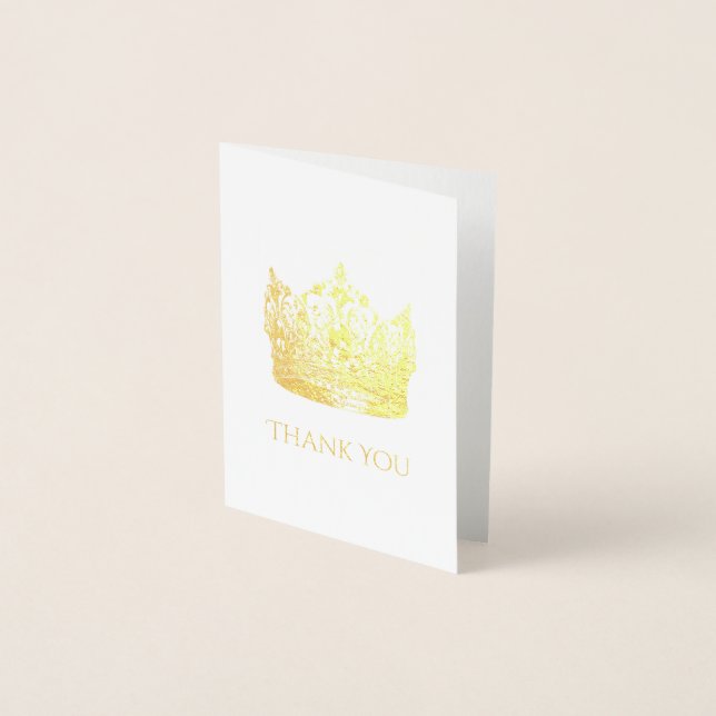 Pageant Crown Thank You Card (Front)