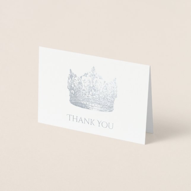 Pageant Crown Thank You Card (Front)