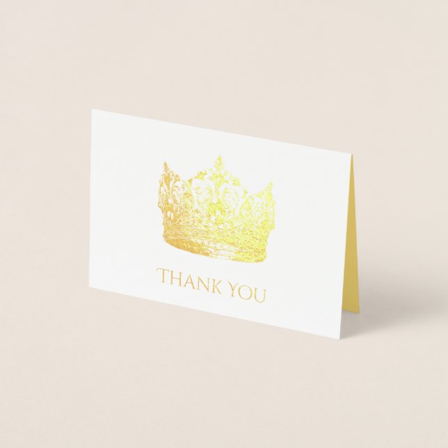 Pageant Crown Thank You Card (Front)