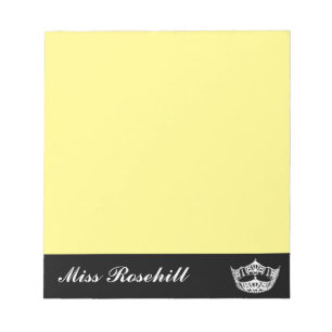 Pageant Crown & Title Notepad